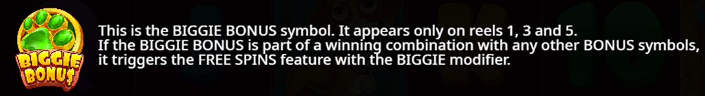 Biggie Bonus Modifier Biggie Bonus Modifier